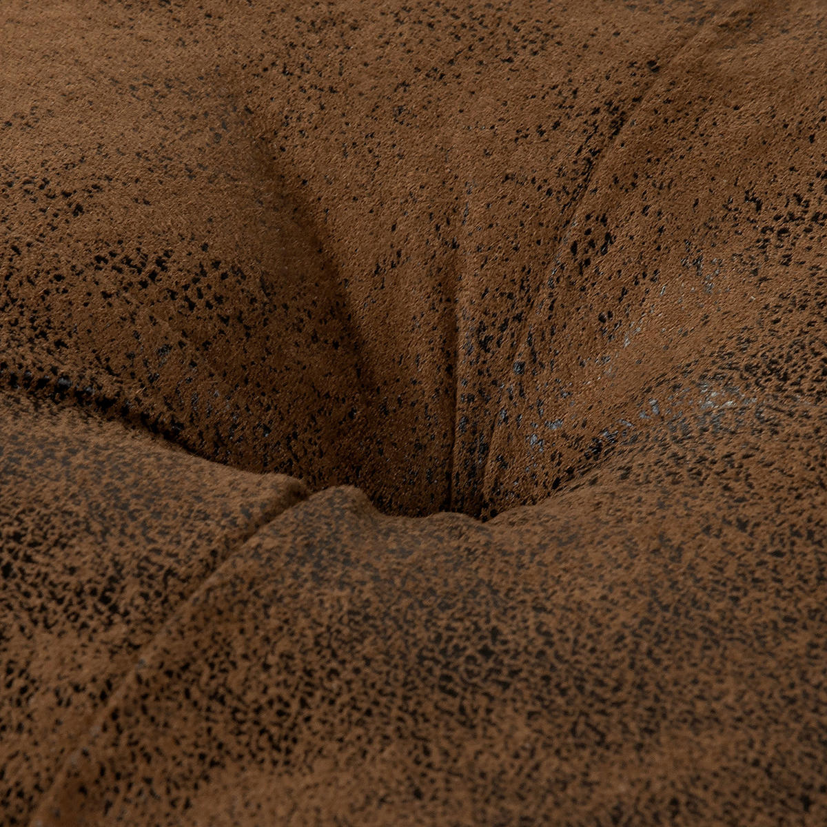 HOCKER Textil Braun  - Braun, Design, Holz/Textil (80/45/80cm) - Livetastic