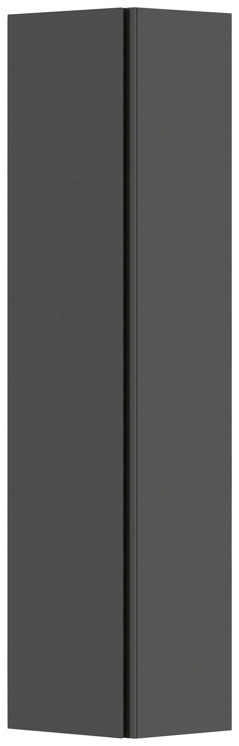 GARDEROBENSCHRANK  in 40/165/33 cm  - Anthrazit, Design, Holzwerkstoff (40/165/33cm) - Moderano