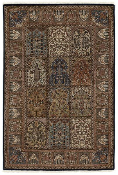 ORIENTTEPPICH 60/90 cm Sonam Bakhtyari Blau Braun, Blau  - Blau/Braun, Basics, Textil (60/90cm) - Cazaris