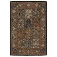 ORIENTTEPPICH 60/90 cm Sonam Bakhtyari Blau Blau, Braun  - Blau/Braun, Basics, Textil (60/90cm) - Cazaris