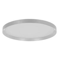 DECKENLEUCHTE  40/7 cm    - Edelstahlfarben, Basics, Kunststoff/Metall (40/7cm)