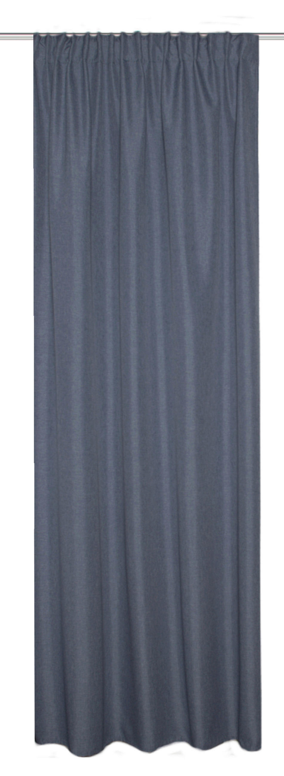 TERMOIZOLAČNÍ ZÁVĚS, neprůsvitné, 135/245 cm - modrá, Konvenční, textil (135/245cm)