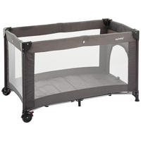 REISEBETT Dunkelgrau  - Dunkelgrau, Basics, Kunststoff/Textil (120/60/74cm) - My Baby Lou