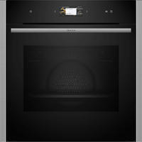 DAMPFBACKOFEN B24FS33N0  - Edelstahlfarben/Schwarz, Basics, Glas/Metall (59,6/59,5/55,0cm) - Neff