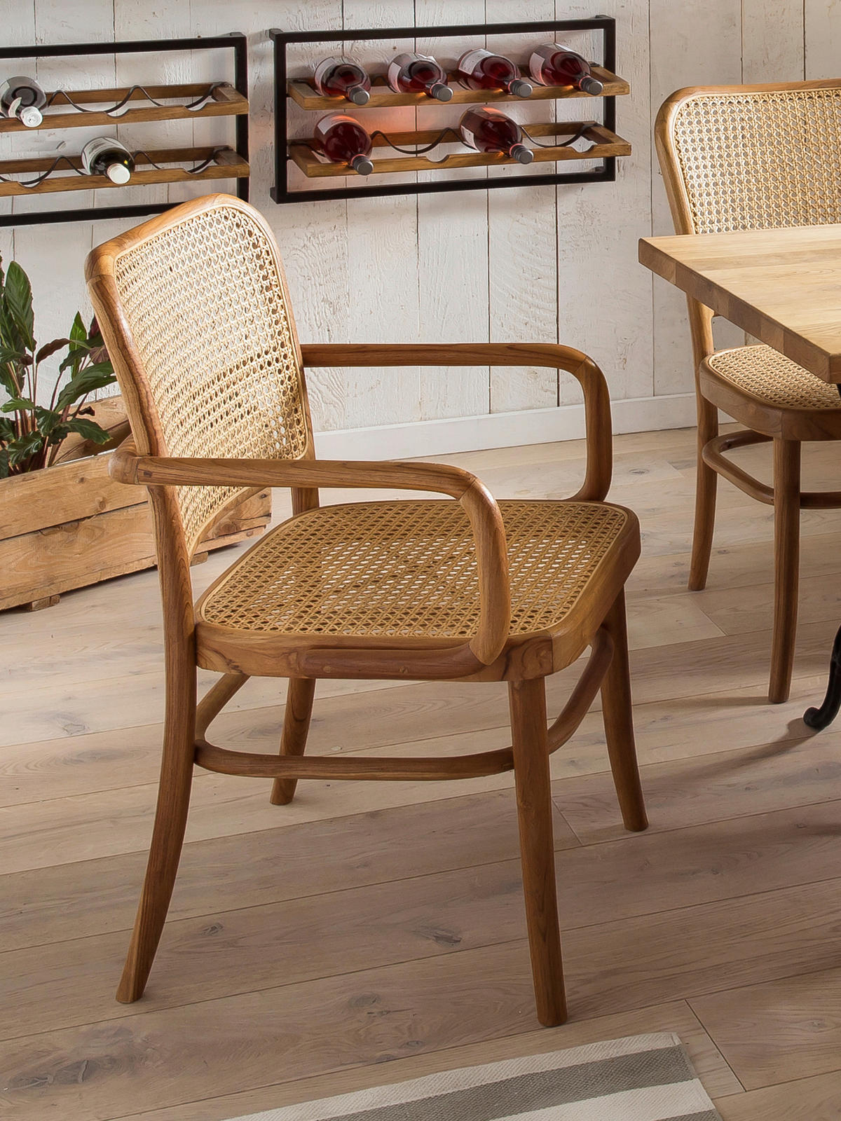 ARMLEHNSTUHL in Holz Naturfarben  - Naturfarben, MODERN, Holz (52/86/58cm) - MID.YOU