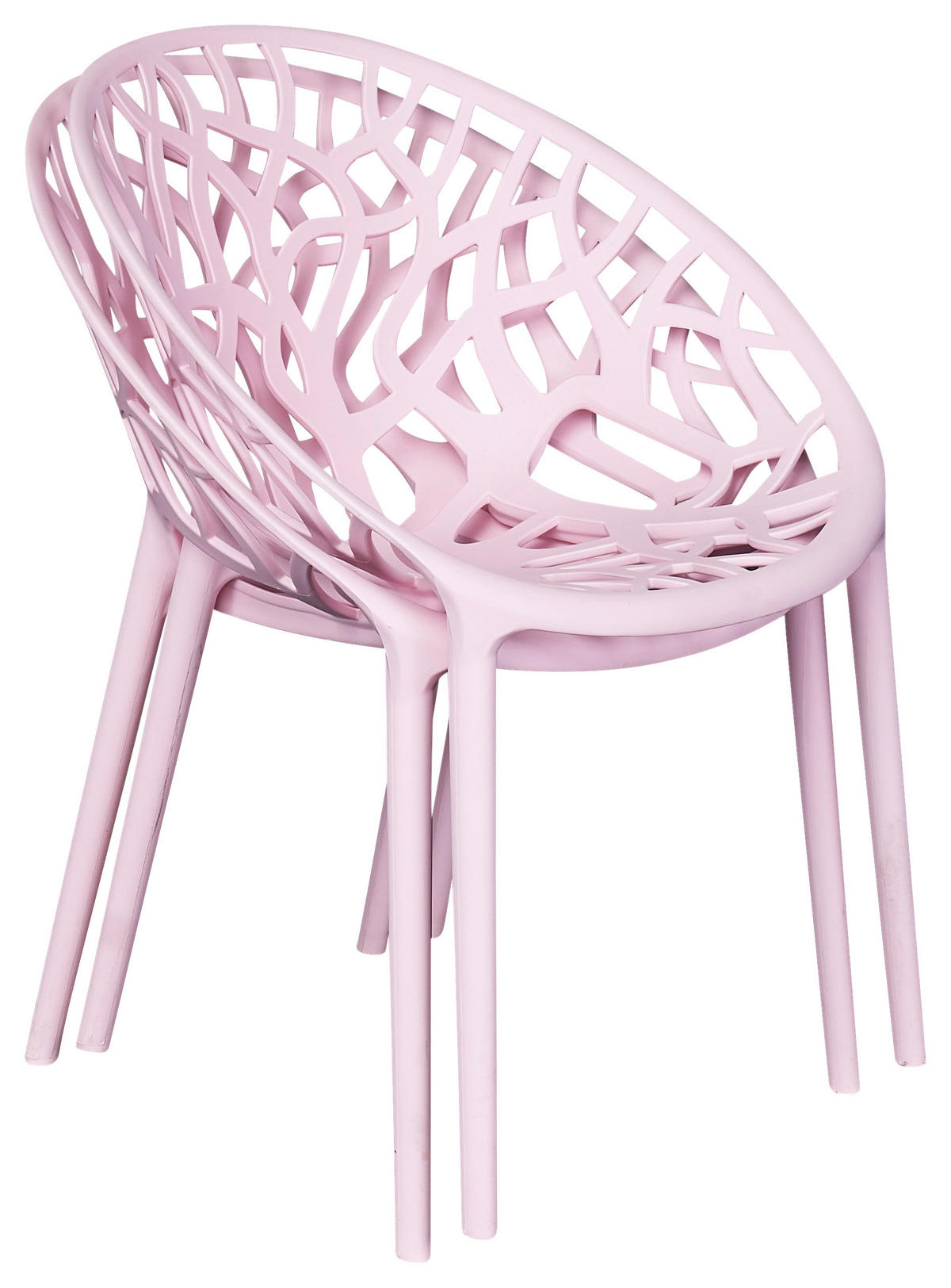 STAPELSTUHL Rosa  - Rosa, Design, Kunststoff (60,5/79/58cm) - Ambia Garden