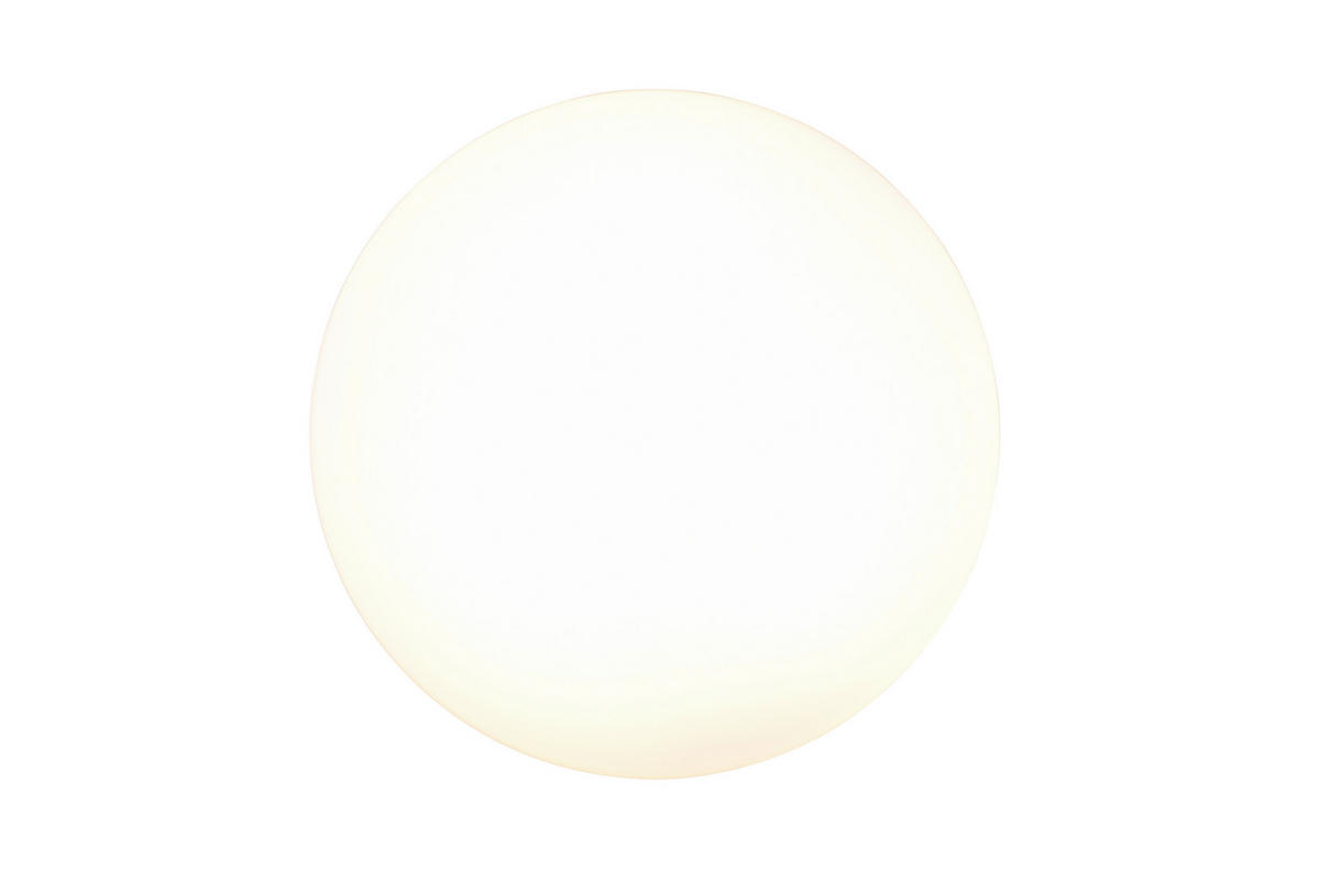 DECKENLEUCHTE  41/12,5 cm    - Weiss, Basics, Glas (41/12,5cm) - Novel