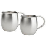 MOSCOW-MULE-BECHER  - Edelstahlfarben, Basics, Metall (8,5/9,5cm) - Novel