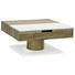 COUCHTISCH in Holzwerkstoff - Weiß/Sonoma Eiche, Design, Holzwerkstoff (78/78/40cm) - Xora COUCHTISCH in Holzwerkstoff - Weiß/Sonoma Eiche, Design, Holzwerkstoff (78/78/40cm) - Xora