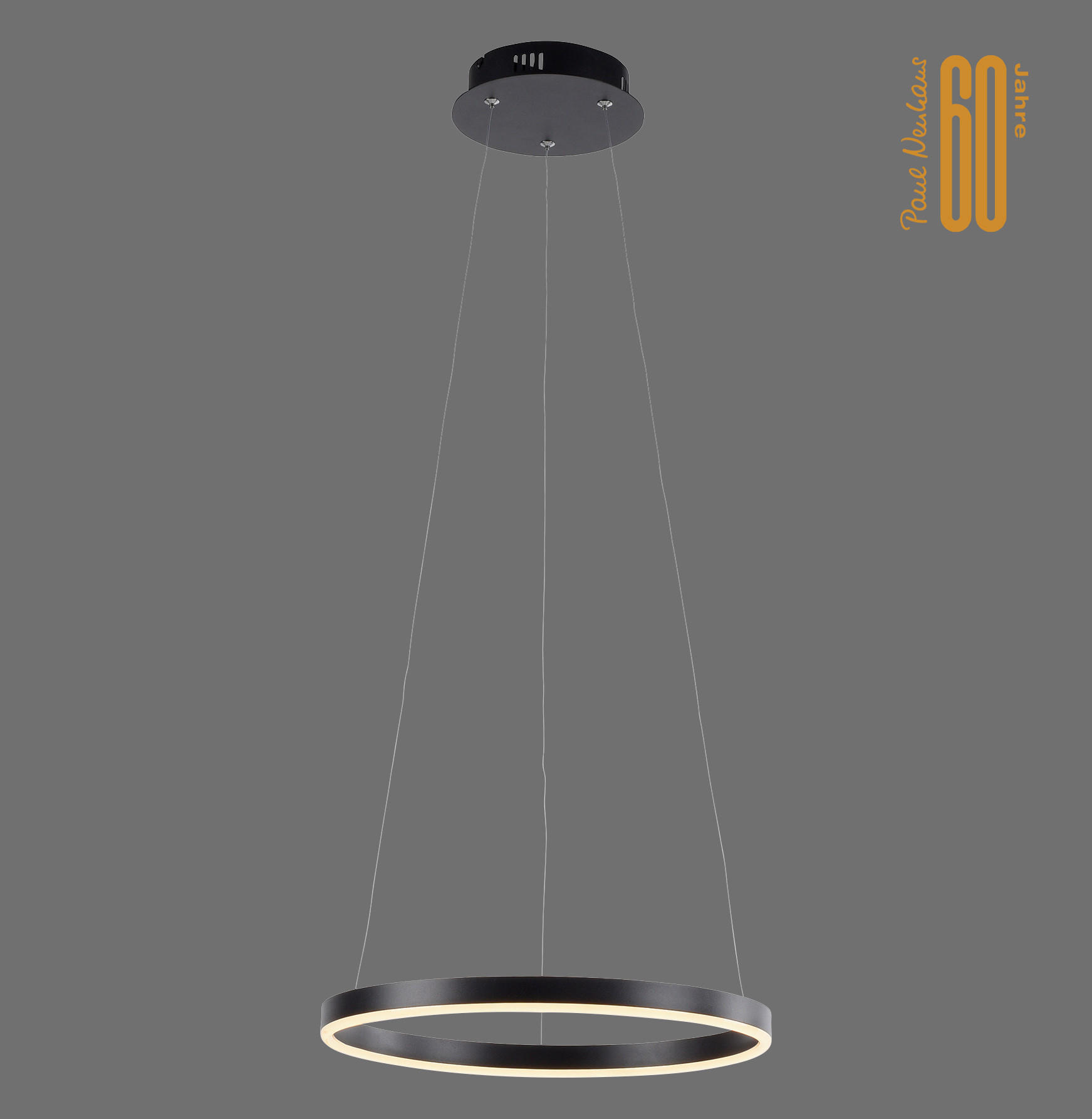 LED-HÄNGELEUCHTE Ritus 39/120 cm   - Anthrazit, Trend, Kunststoff/Metall (39/120cm)