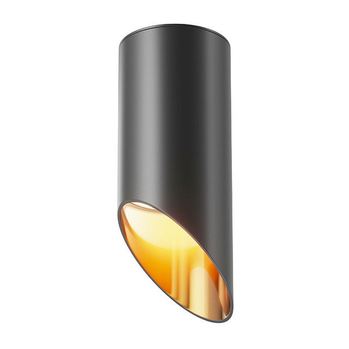 DECKENLEUCHTE Ceiling & Wall 6/15 cm   - Goldfarben/Schwarz, Trend, Metall (6/15cm) - MAYTONI