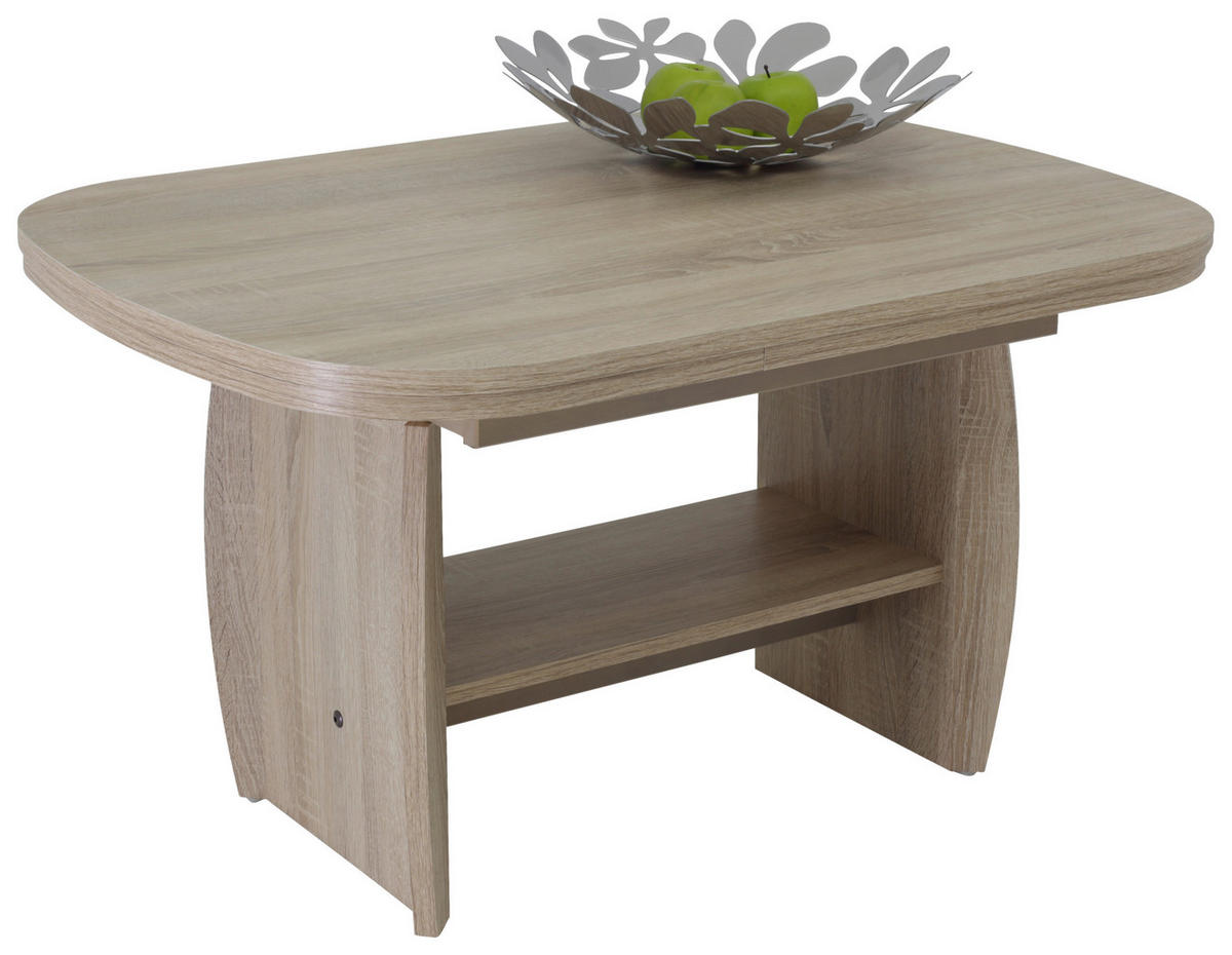 COUCHTISCH oval Sonoma Eiche  - Sonoma Eiche, Basics, Holzwerkstoff (90/68/52cm) - MID.YOU