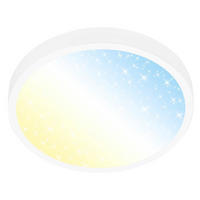 LED PLAFONJERA - bela, Osnovno, metal/plastika (38/5cm)