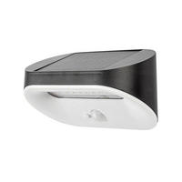 SVJETILJKA SOLARNA Brezno  - bijela/crna, Basics, plastika (16/7.5cm)