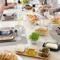 SALT-& PEPPARSTRÖARE    - klar, Basics, glas (8,9/9,1/4,3cm) - Leonardo