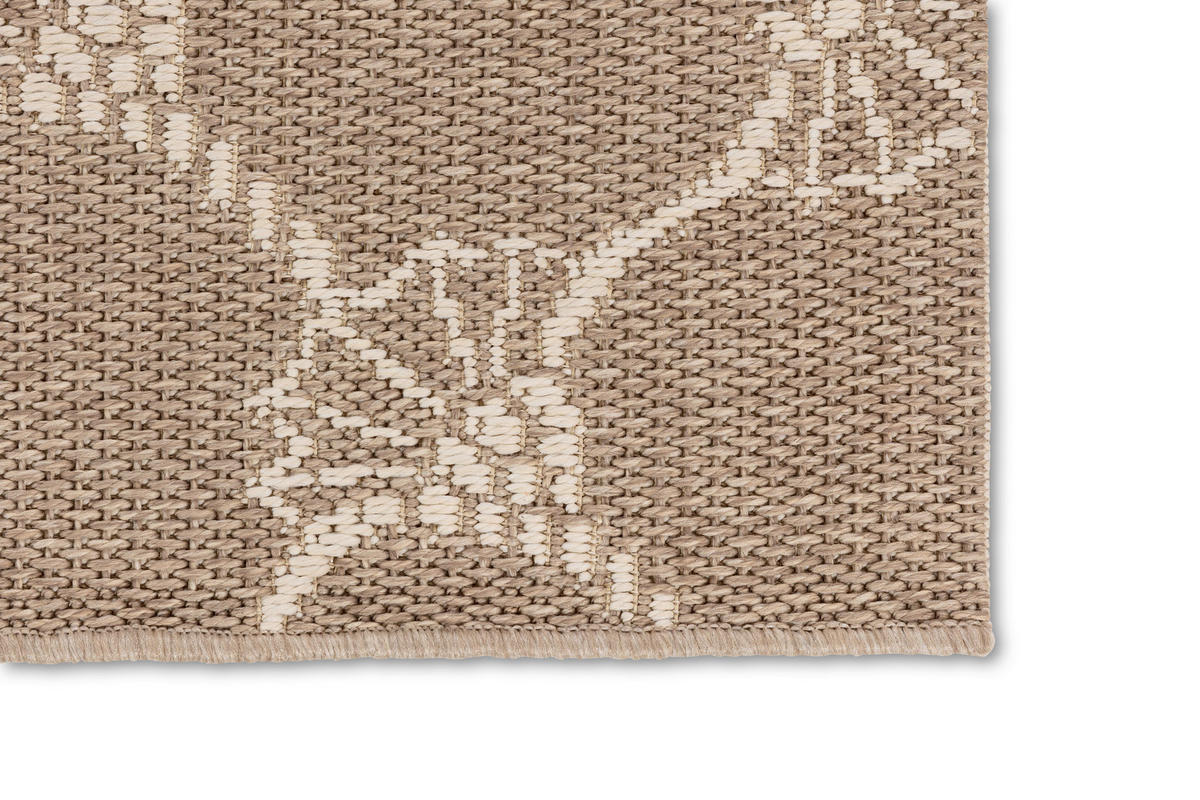 OUTDOORTEPPICH  für Terrasse und Balkon 80/150 cm Cornflower Naturfarben  - Naturfarben, Basics, Textil (80/150cm) - Joop!