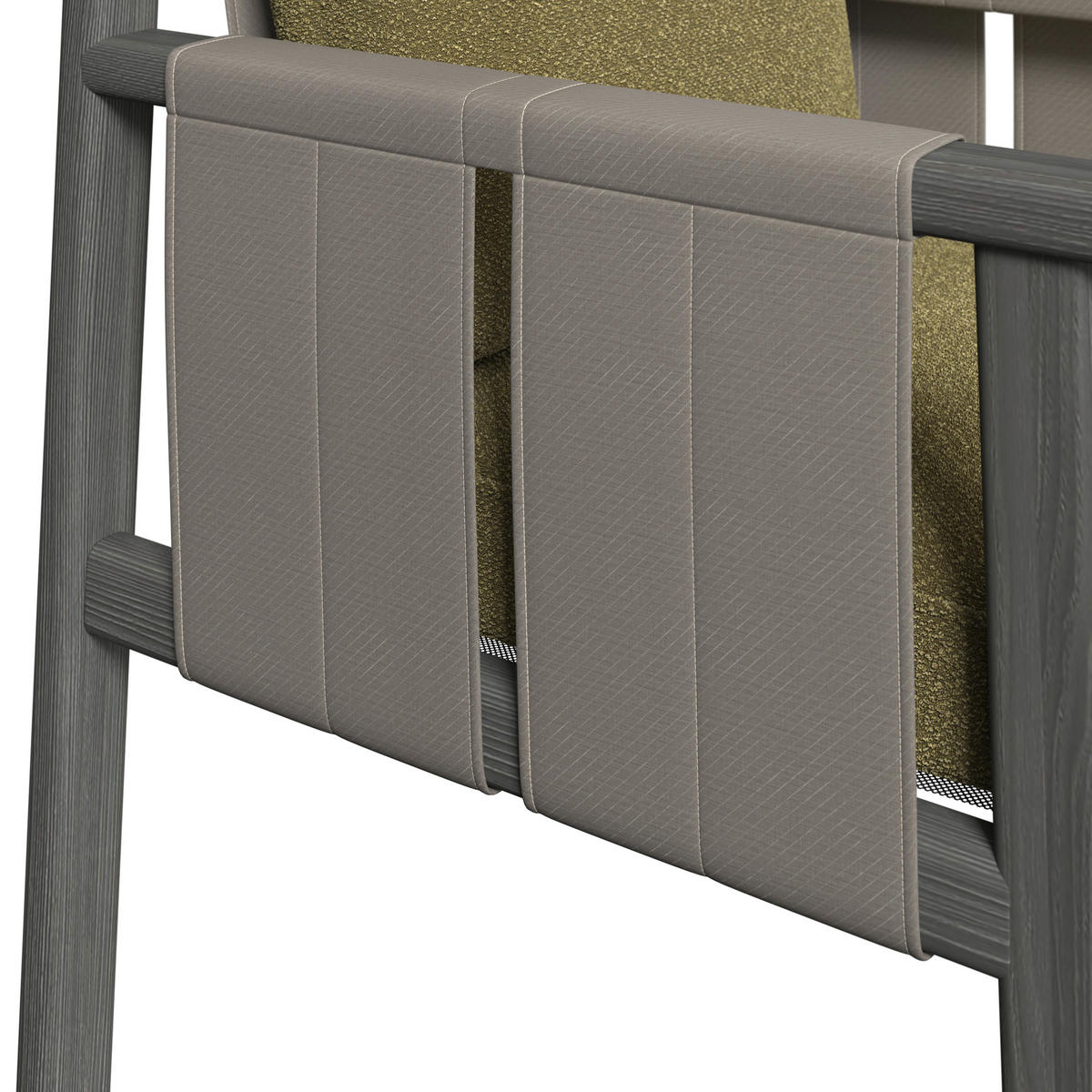 GARTENSTUHL Esche Grau, Grün, Eschefarben  - Eschefarben/Grau, ROMANTIK / LANDHAUS, Holz/Textil (64/73/64,5cm) - Dieter Knoll