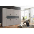 KLEIDERSCHRANK  in Graphitfarben, Grau, Sahara  - Graphitfarben/Grau, MODERN, Holzwerkstoff (270/208/65cm) - Carryhome