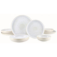 TAFELSERVICE Yuki 8-teilig  - Weiß, Basics, Keramik - Creatable