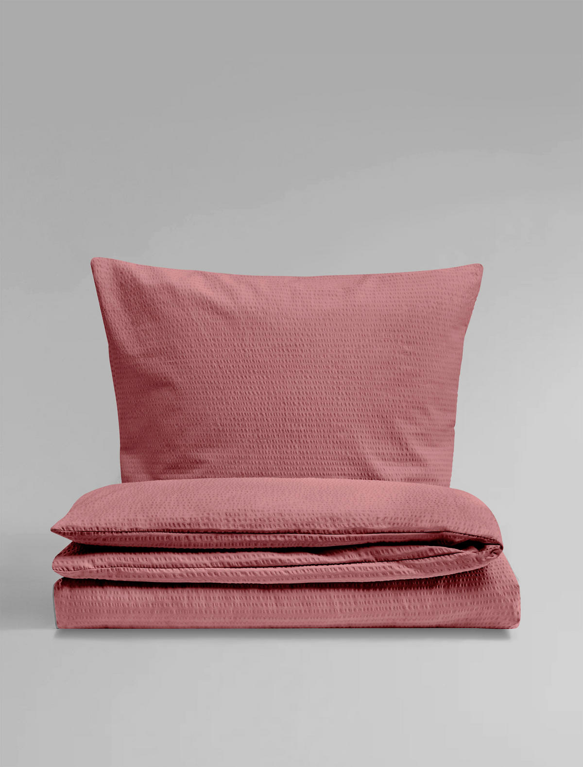 BETTWÄSCHE Seersucker 200/200 cm  - Rosa, Basics, Textil (200/200cm) - Bierbaum
