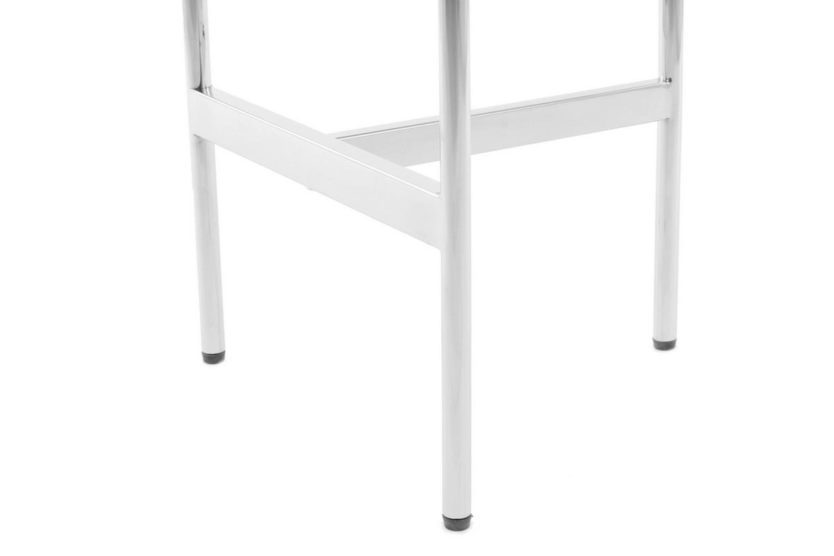 ODKLÁDACÍ STOLEK, barvy nerez oceli - barvy nerez oceli, Design, kov (40/54cm) - MID.YOU