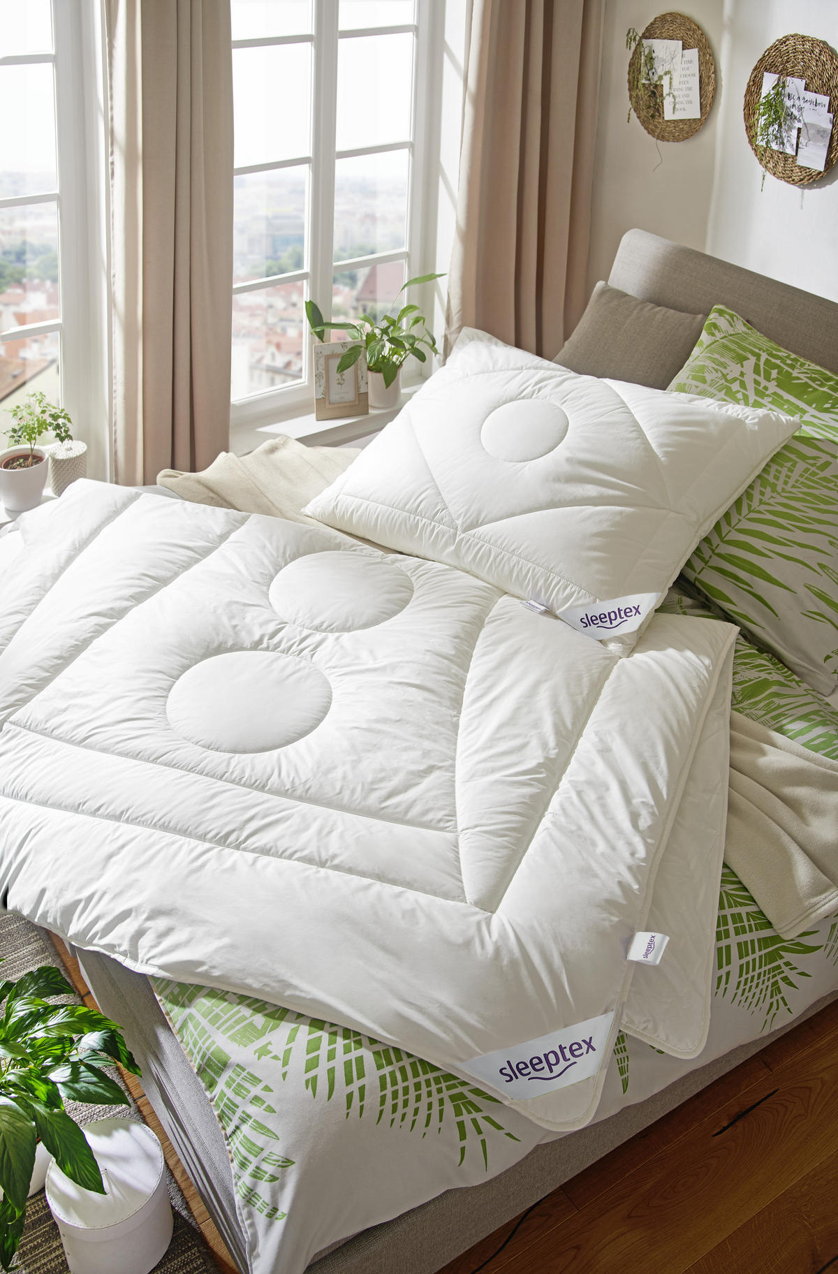 EGÉSZ ÉVES PAPLAN 140/200 cm  - fehér, Basics, textil (140/200cm) - Sleeptex