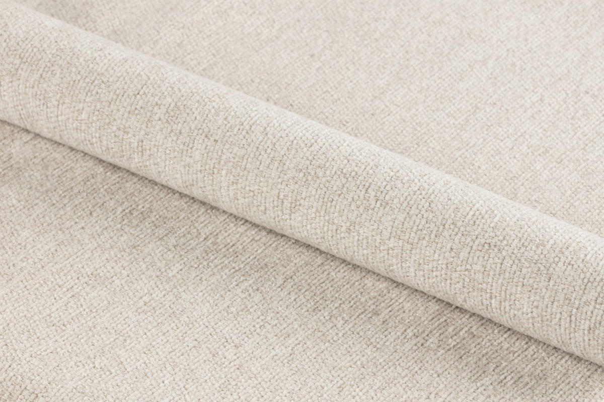 STUHL  in Stahl Flachgewebe  - Beige/Schwarz, Trend, Textil/Metall (50/86/58cm) - MID.YOU