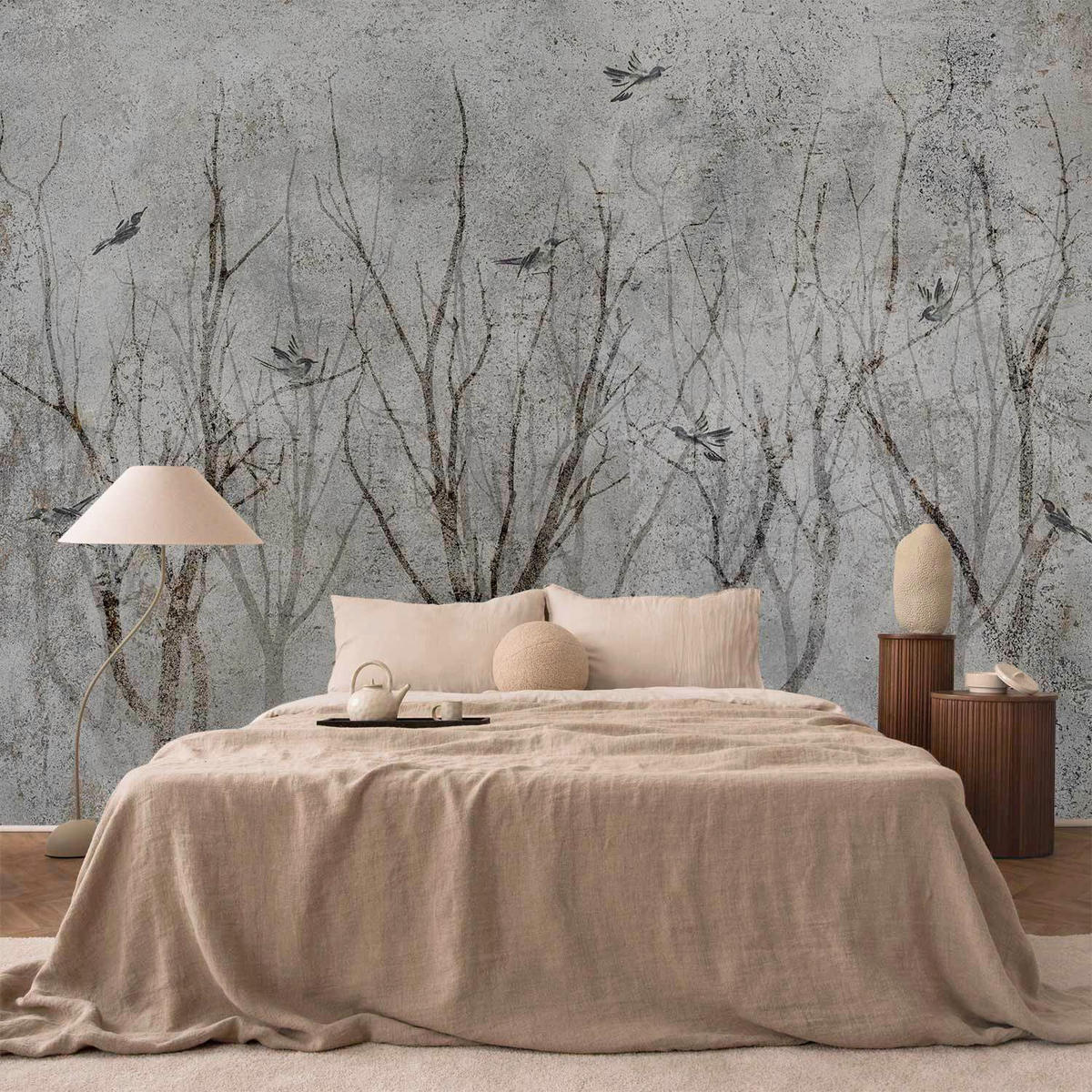 FOTOTAPETE  - Braun/Grau, LIFESTYLE, Textil (100/70cm) - artgeist