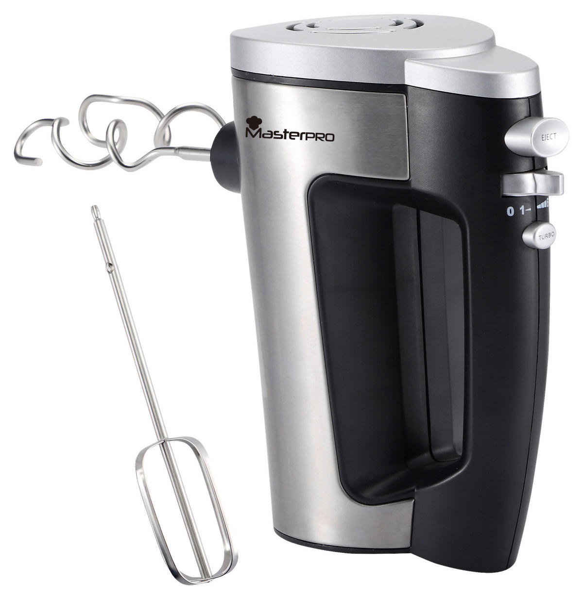 HANDMIXER  - Schwarz, Basics, Kunststoff/Metall (16/22/11cm) - Masterpro