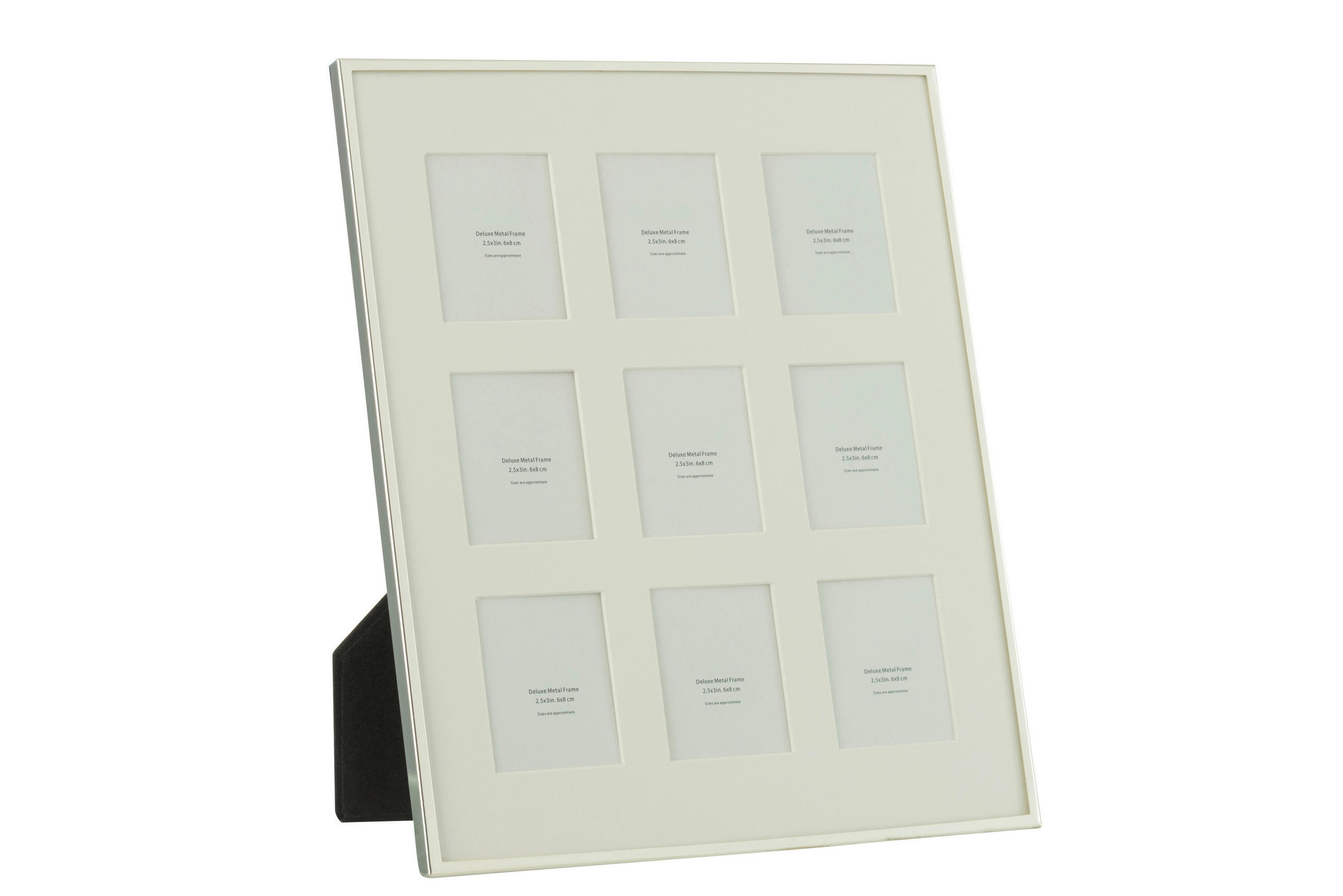 BILDERRAHMEN Silberfarben  - Silberfarben, Basics, Glas/Papier (19/25,5/29cm) - Ambia Home