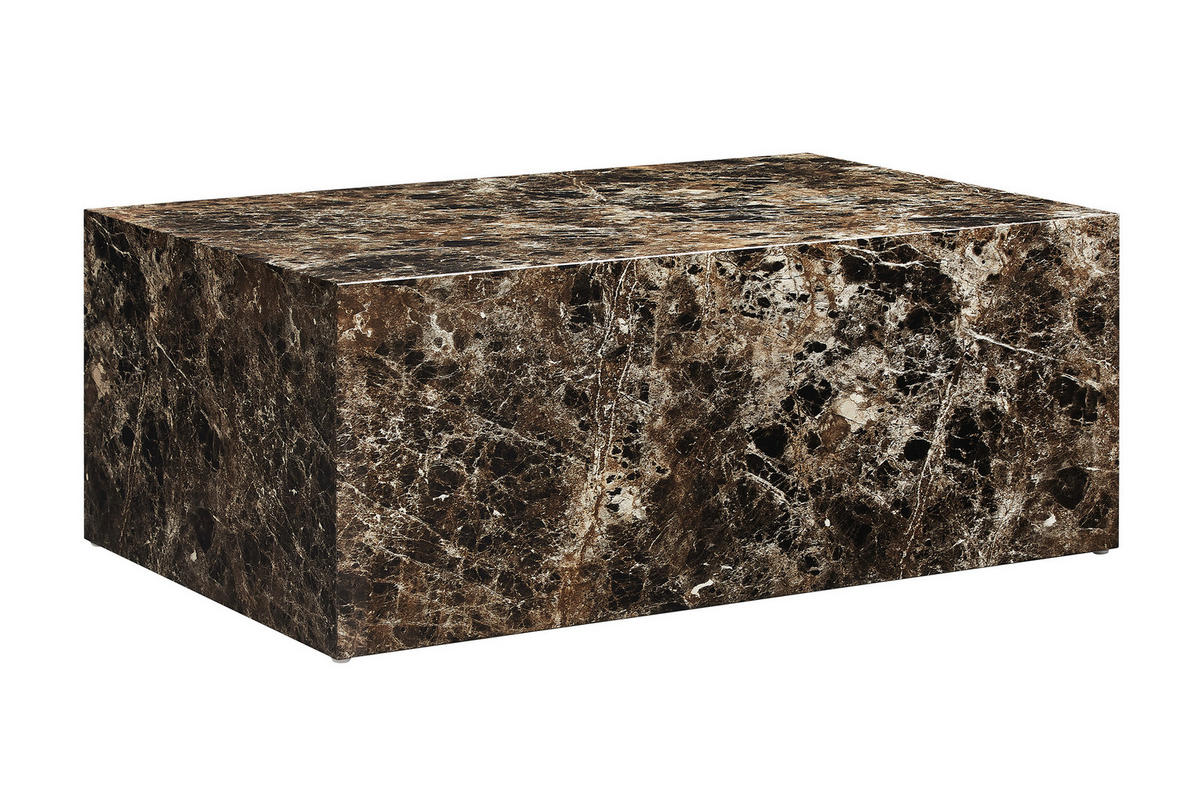 COUCHTISCH 90/60/35 cm rechteckig Braun  - Braun, Design, Holzwerkstoff (90/60/35cm) - Livetastic