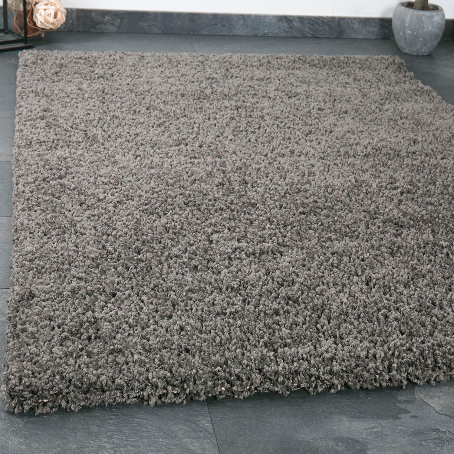 HOCHFLORTEPPICH 80/150 cm Prime Anthrazit  - Anthrazit, MODERN, Textil (80/150cm)