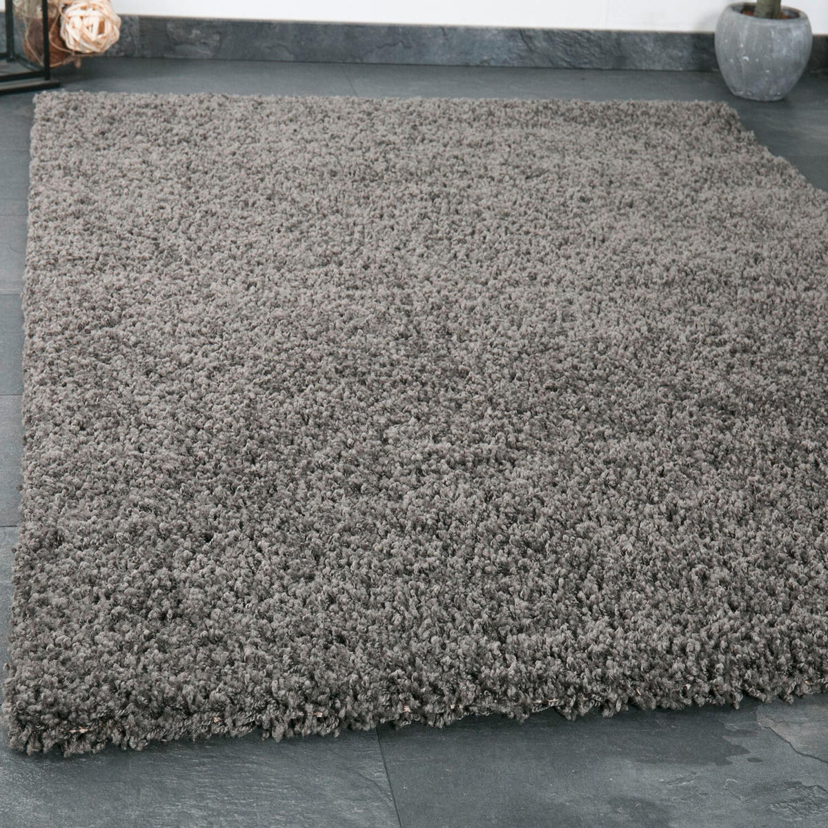 HOCHFLORTEPPICH 120/170 cm Prime Anthrazit  - Anthrazit, MODERN, Textil (120/170cm)