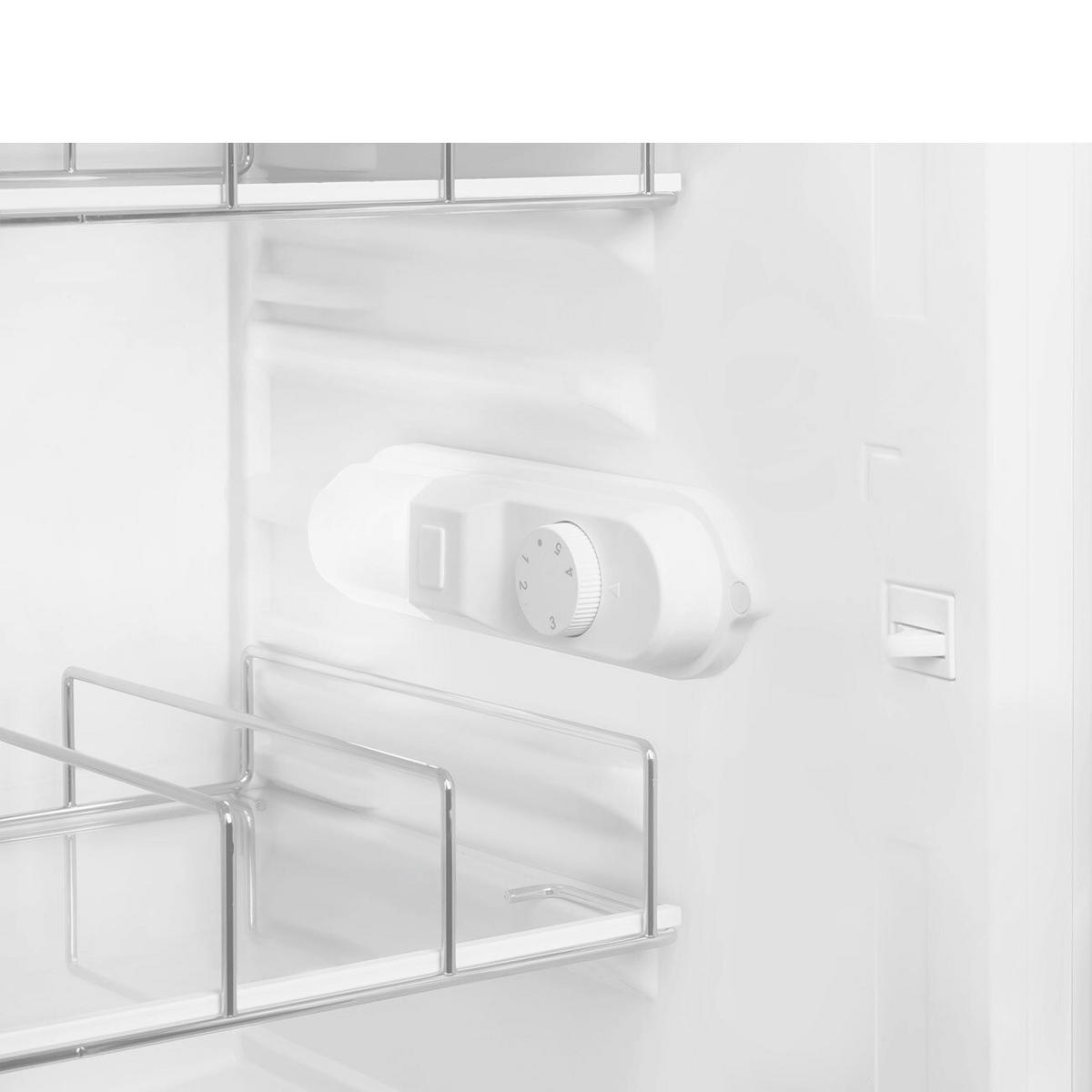 KÜHLSCHRANK 54.5/97/70.1 cm  - Chromfarben/Creme, Basics, Glas/Metall (54.5/97/70.1cm) - SMEG