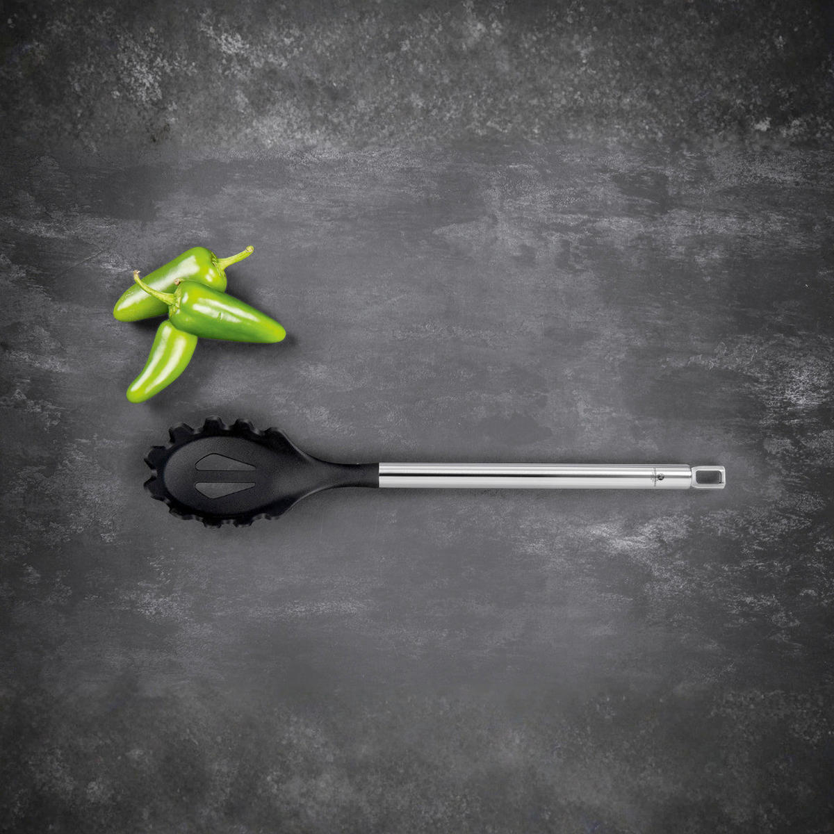 KÜCHENHELFER Clean-Hold  - Edelstahlfarben/Schwarz, Basics, Kunststoff/Metall (6.5/34cm) - CHEF CUISINE