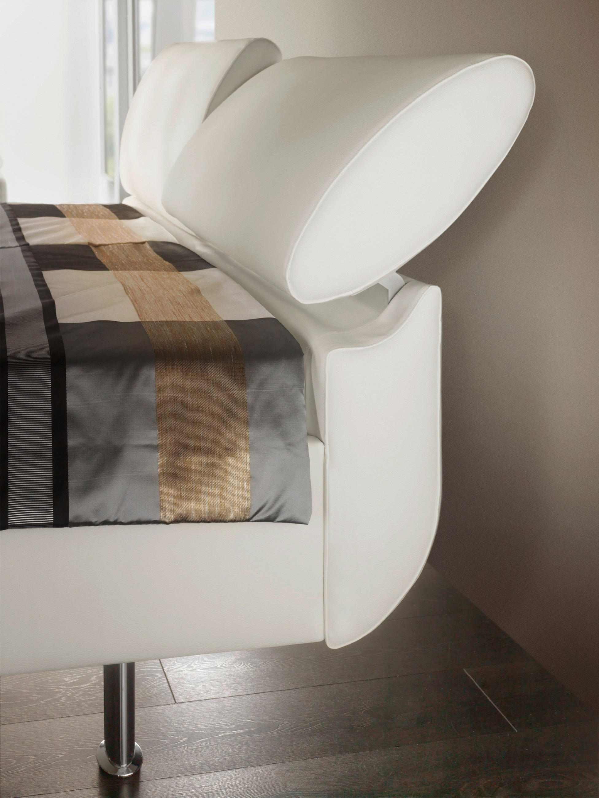Thumbnail - RUF Betten Polsterbett, Weiß, Textil, H2 + H3, 2-Zonen, Höhe ca. 20 cm, 180x200 cm, Blauer Engel, Goldenes M, Made in Ge...