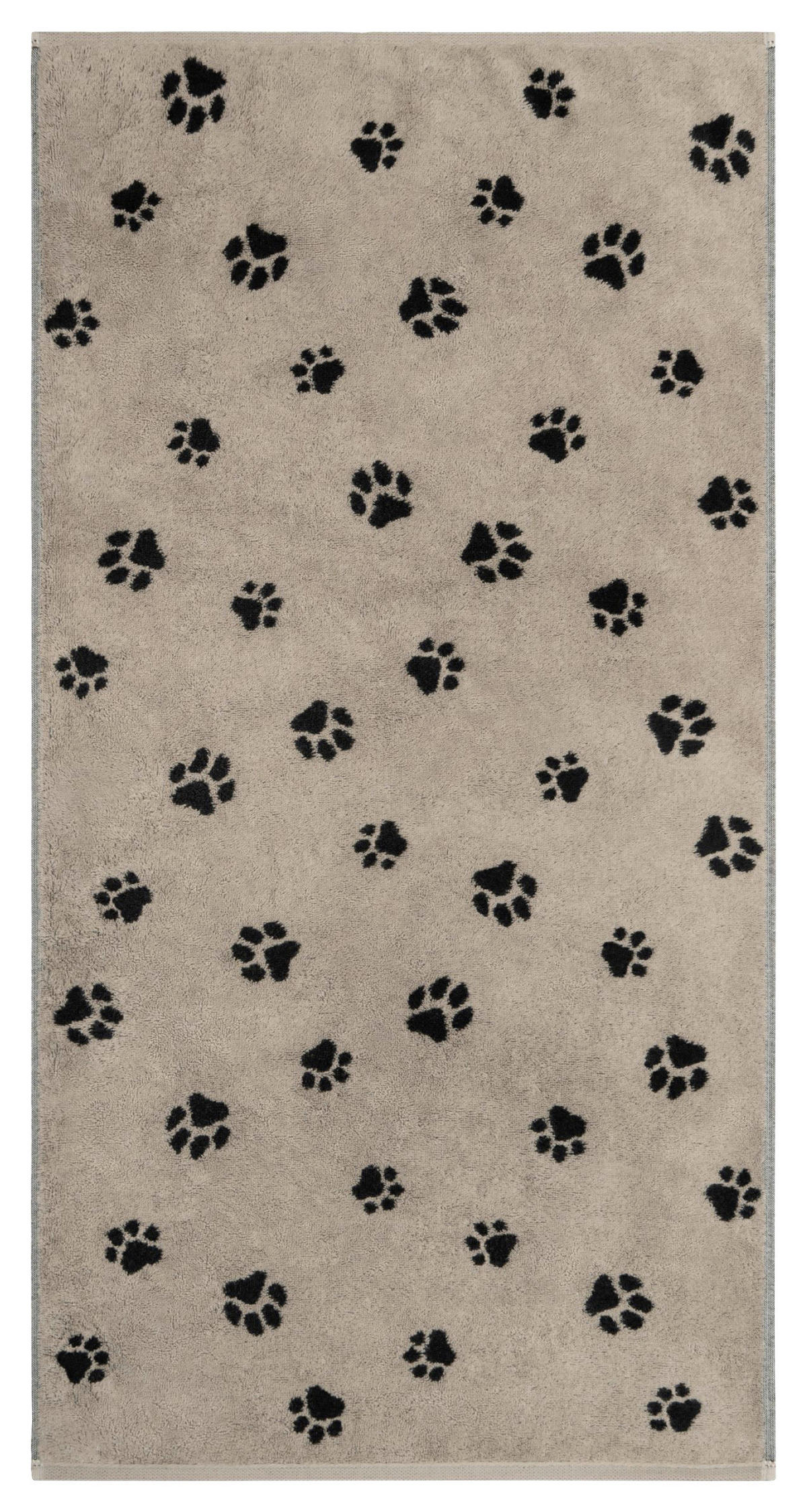BRISAČA ZA TUŠIRANJE We love dogs  črna 80/150 cm  - črna, Basics, tekstil (80/150cm) - Cawoe