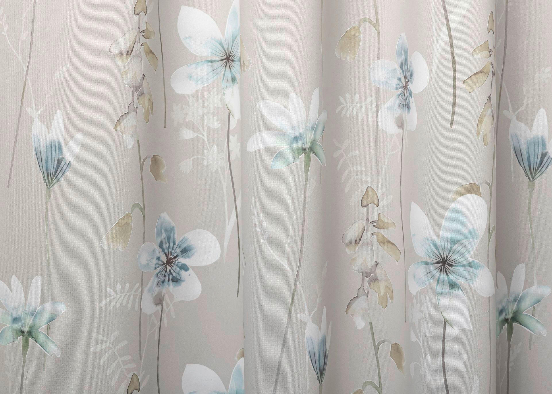 Material Textil Decorativ obscuritate  - turcoaz, Basics, textil (148cm)