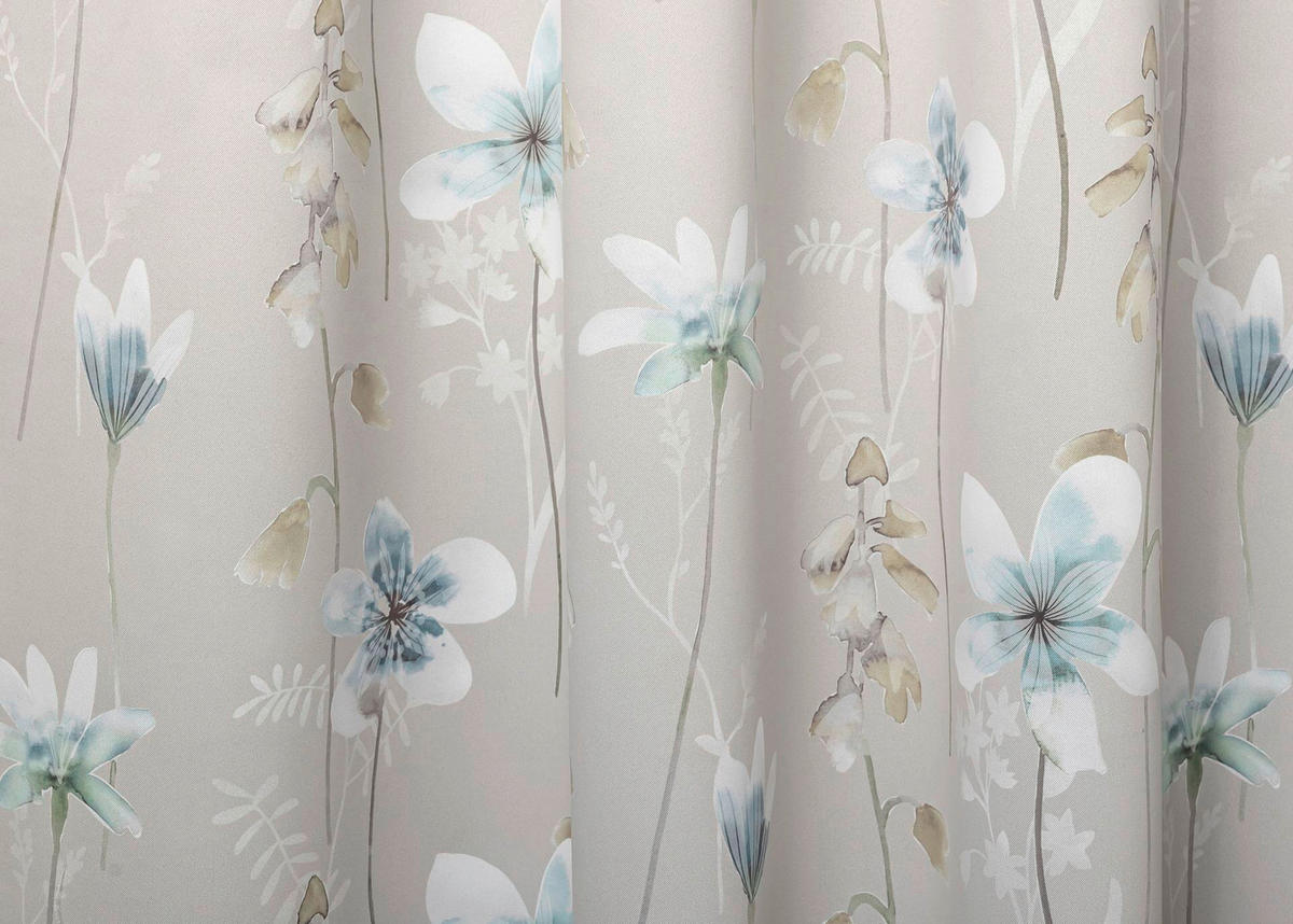 Material Textil Decorativ obscuritate  - turcoaz, Basics, textil (148cm)