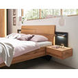 BETTANLAGE 180/200 cm  in Anthrazit, Wildeiche  - Wildeiche/Anthrazit, Natur, Holz (180/200cm) - Valnatura
