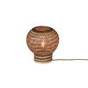 TISCHLEUCHTE 25/27 cm   - Braun/Naturfarben, Basics, Naturmaterialien (25/27cm) - Good & Mojo