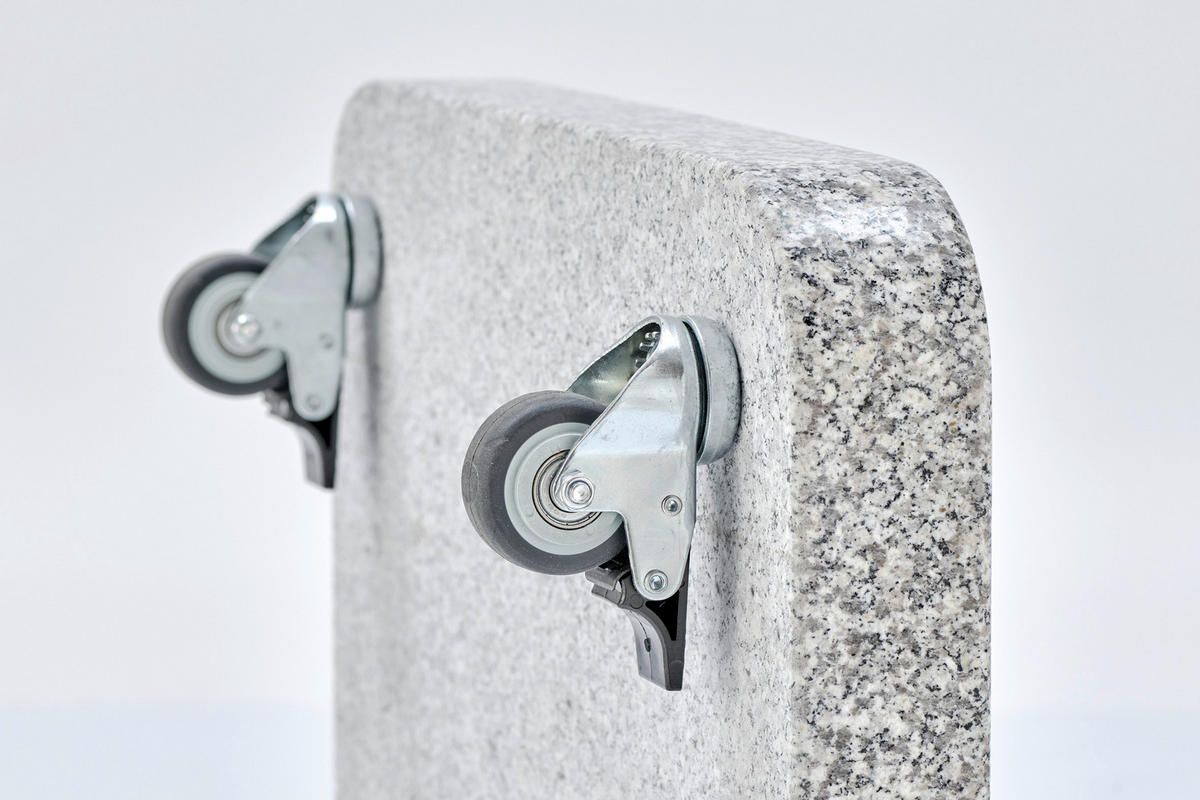 MÖBELROLLEN - Silberfarben, Basics, Metall (5/7cm) - Glatz