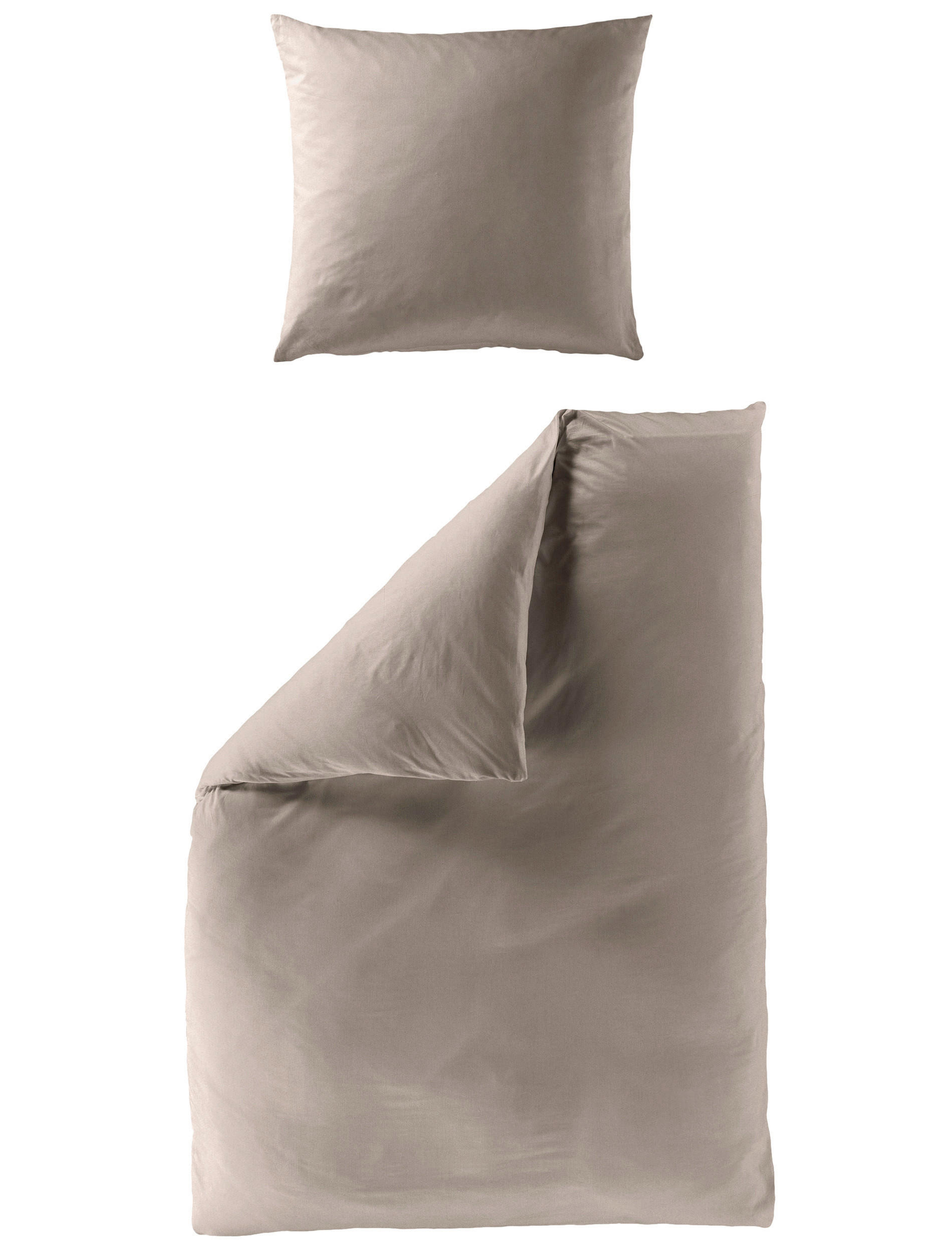Bierbaum Bettwäsche Mokka 135x200 cm