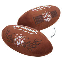 ZIERKISSEN NFL 36 /16,5 cm  - Braun/Weiß, Basics, Textil (36 /16,5cm) - Herding