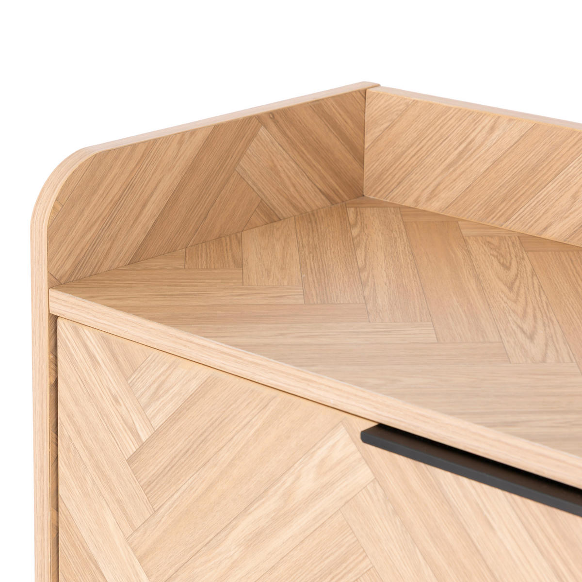 SCHUHKIPPER  in 70/120/30 cm  - Ahornfarben/Schwarz, Design, Holzwerkstoff/Metall (70/120/30cm) - MID.YOU