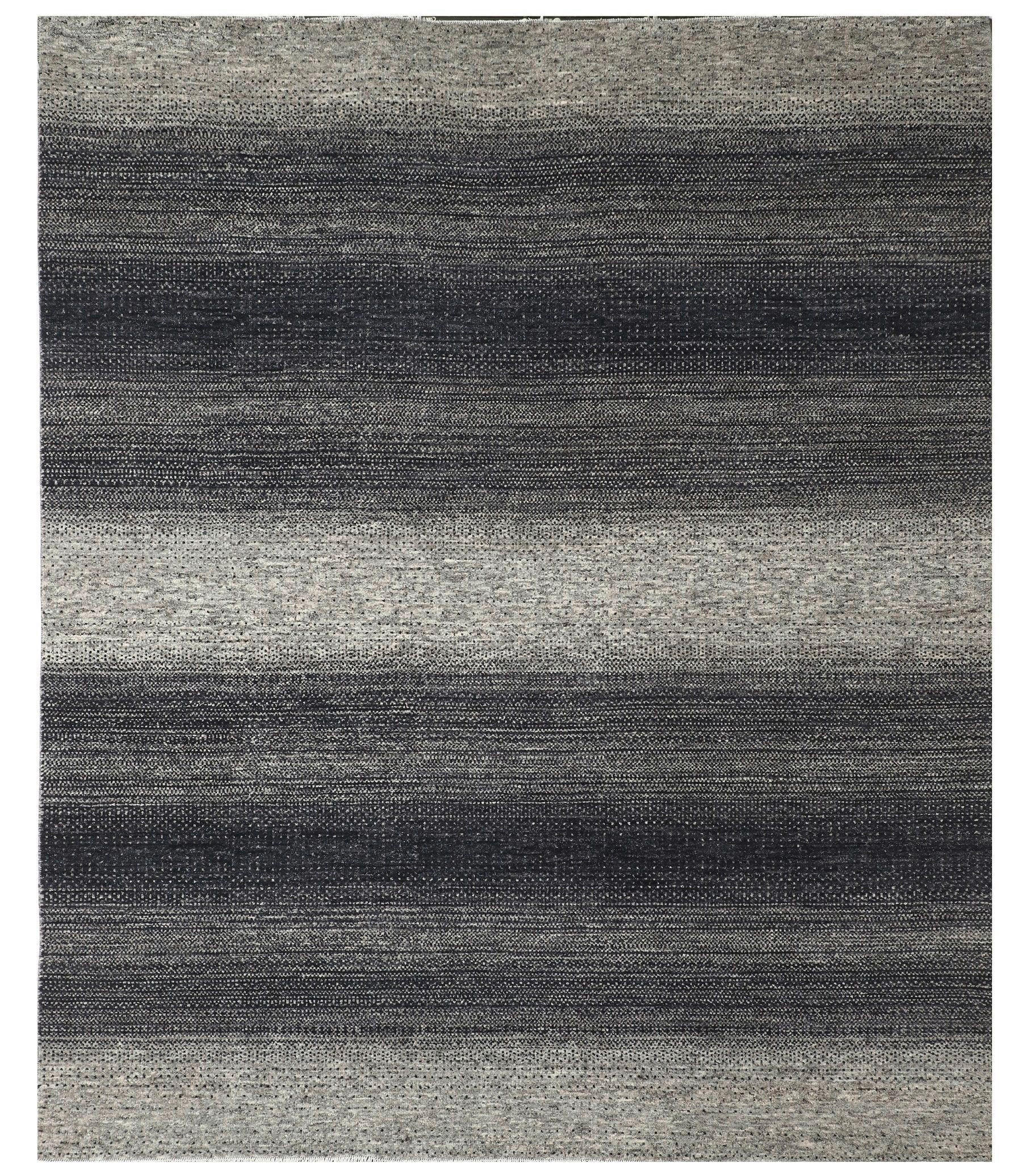 ORIENTTEPPICH 80/200 cm Sun & Sand Black Ivory Grau, Schwarz  - Schwarz/Grau, KONVENTIONELL, Textil (80/200cm) - Cazaris