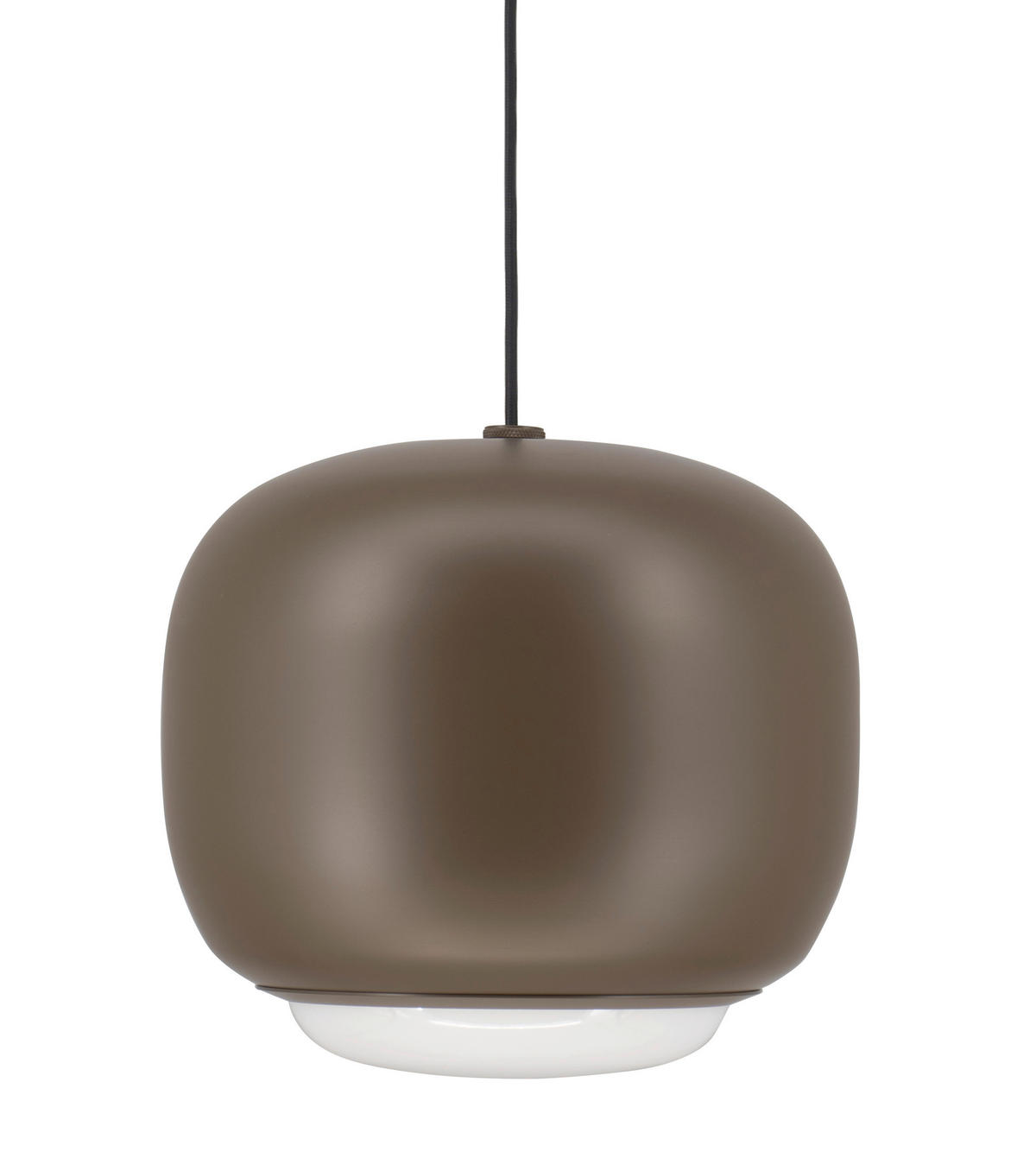LED-HÄNGELEUCHTE Positano 30/30/26,3 cm  - Dunkelbraun, Design, Kunststoff/Metall (30/30/26,3cm)
