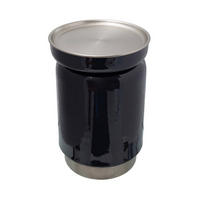 BEISTELLTISCH in Metall 32/32/47 cm  - Anthrazit/Silberfarben, Trend, Metall (32/32/47cm) - Kayoom