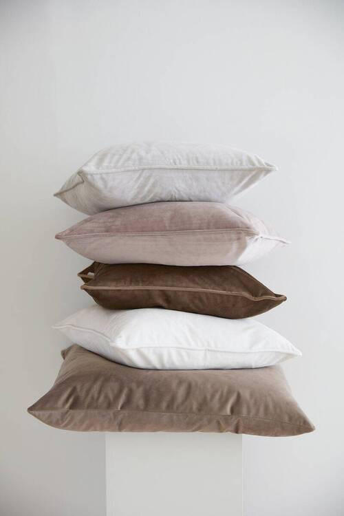 KISSENHÜLLE Elise 60/60 cm  - Grau, Basics, Textil (60/60cm)