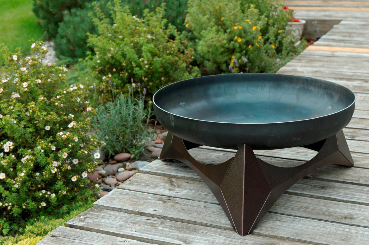 ELDFAT SVENSKAV ARKA M 2041   - stålfärgad/rostfärgad, Basics, metall (45/45/25cm)